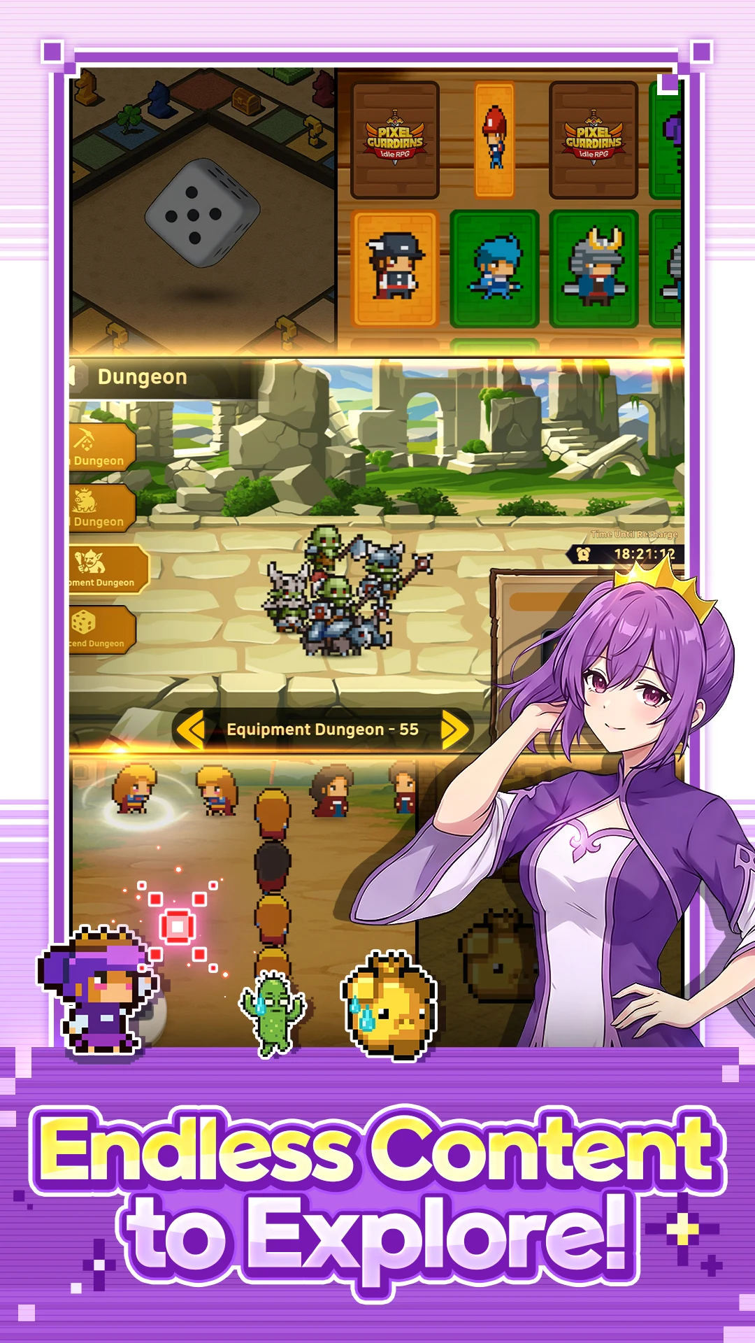 Pixel Guardians: Idle RPG screenshot