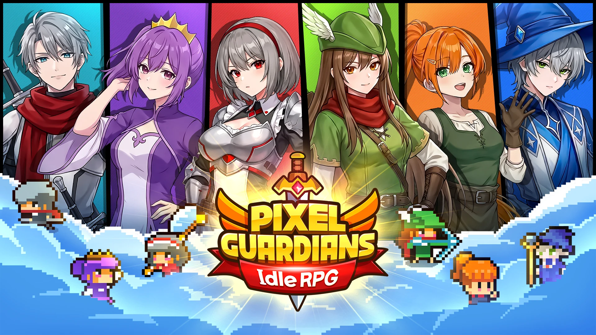Pixel Guardians: Idle RPG screenshot