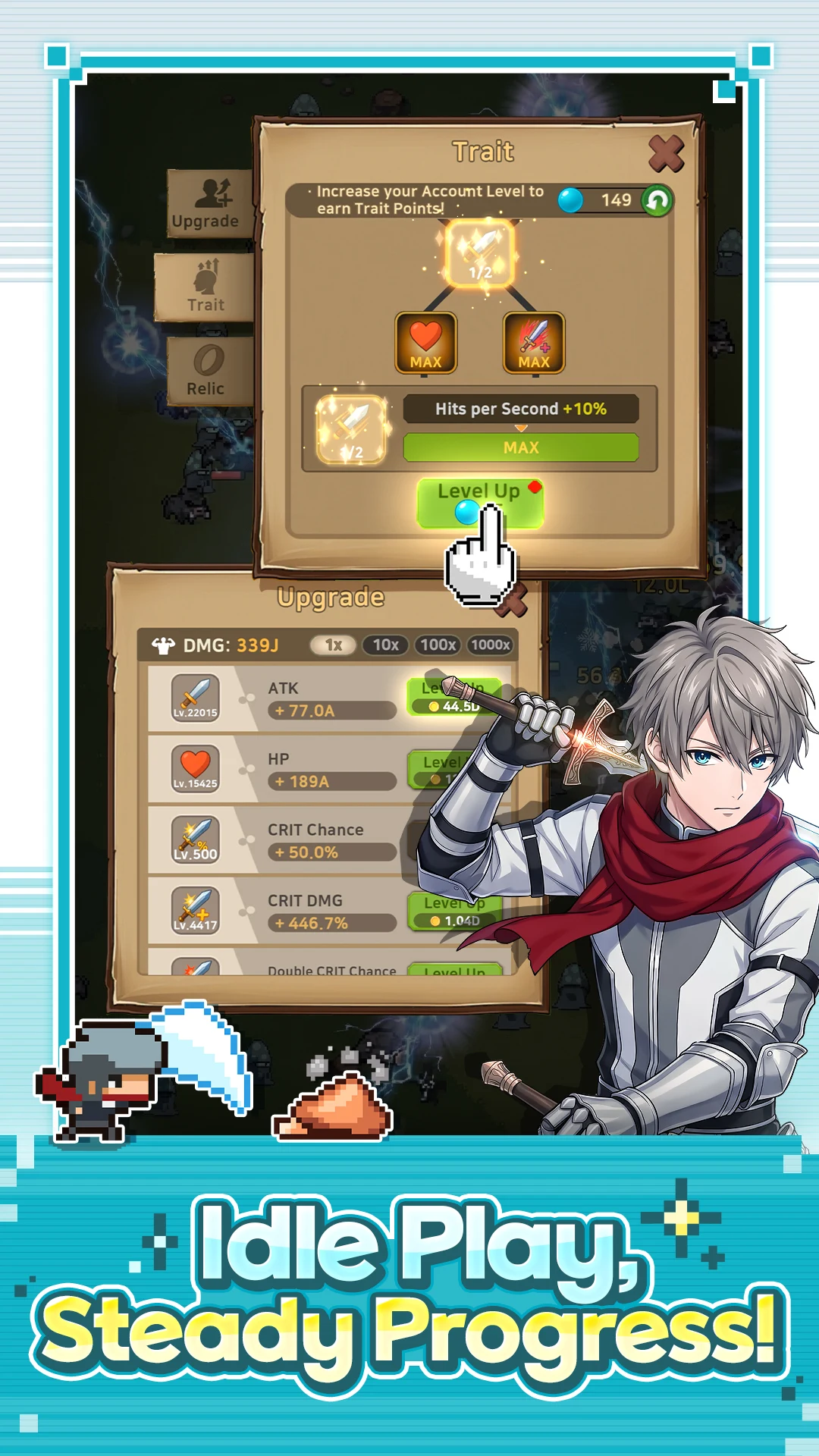 Pixel Guardians: Idle RPG screenshot